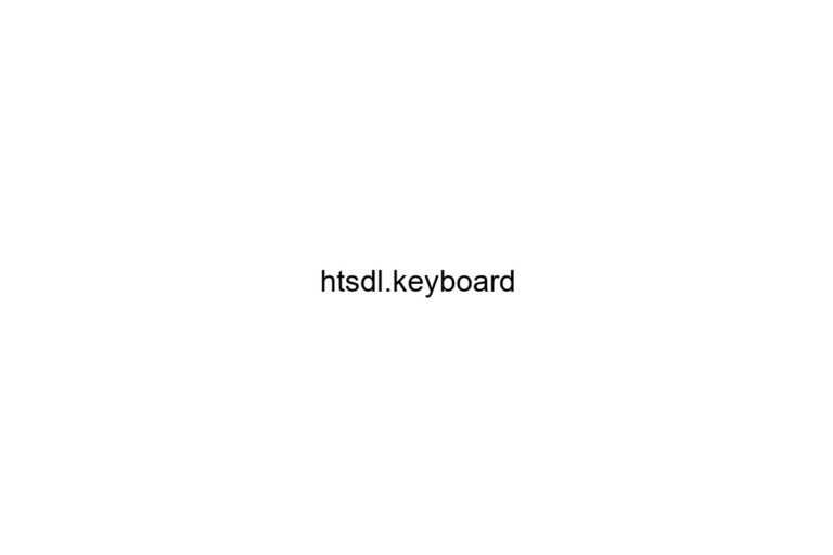 htsdl-keyboard