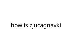 how is zjucagnavki