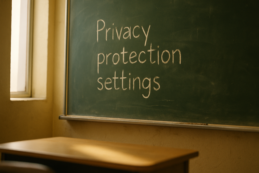 social media privacy settings