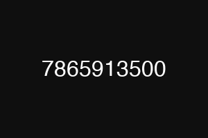 7865913500