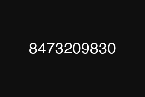 8473209830