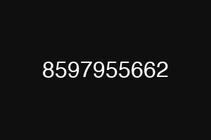 8597955662