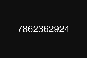 7862362924