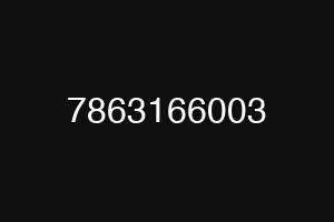 7863166003