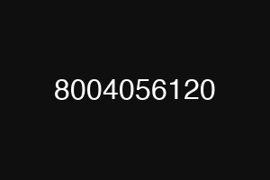 8004056120