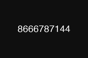 8666787144